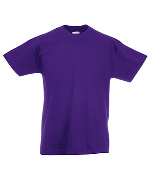 T-SHIRT ORIGINAL BAMBINO - FRUIT OF THE LOOM porpora T-SHIRT ORIGINAL BAMBINO - FRUIT OF THE LOOM porpora